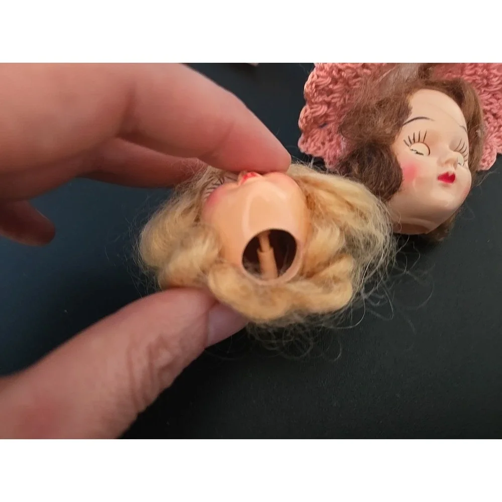 Vintage 60S‎ Dolls Heads Unidentified